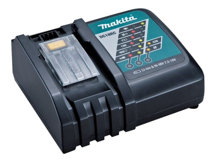 Makita DC18RC Battery charger ryhmässä KOTI, TALOUS JA PUUTARHA / Työkalut & Tee itse / Paristot ja akut sähkötyökaluihin @ TP E-commerce Nordic AB (C60440)