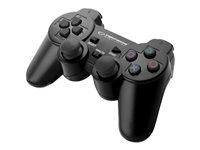 Esperanza TROOPER Gamepad PC Sony PlayStation 3 Svart ryhmässä KODINELEKTRONIIKKA / Pelikonsolit & Tarvikkeet / Sony PlayStation 3 @ TP E-commerce Nordic AB (C60443)