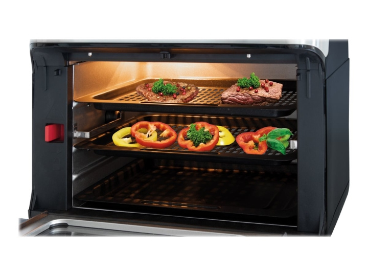 ProfiCook PC-FR 1200 H Airfryer 1500W Stainless steel/black ryhmässä KOTI, TALOUS JA PUUTARHA / Kodinkoneet / Airfryers ja rasvakeittimet @ TP E-commerce Nordic AB (C60468)