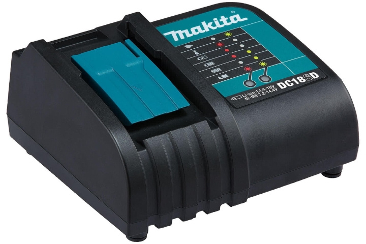 Makita DC18SD Battery recharger ryhmässä KOTI, TALOUS JA PUUTARHA / Työkalut & Tee itse / Paristot ja akut sähkötyökaluihin / Makita @ TP E-commerce Nordic AB (C60487)