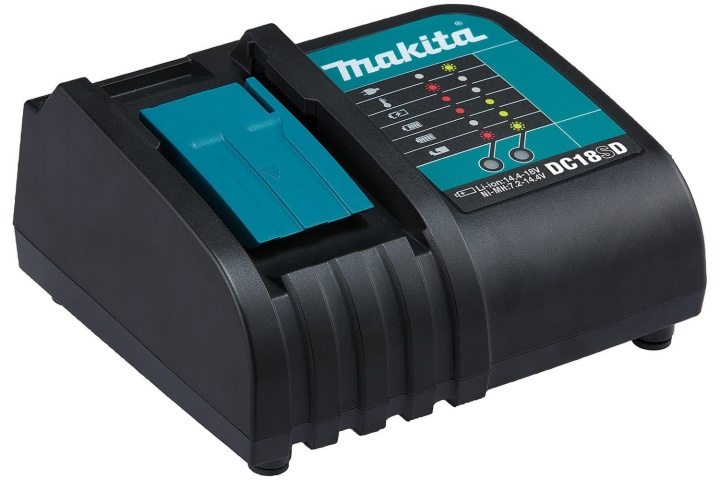 Makita DC18SD Battery recharger ryhmässä KOTI, TALOUS JA PUUTARHA / Työkalut & Tee itse / Paristot ja akut sähkötyökaluihin @ TP E-commerce Nordic AB (C60487)