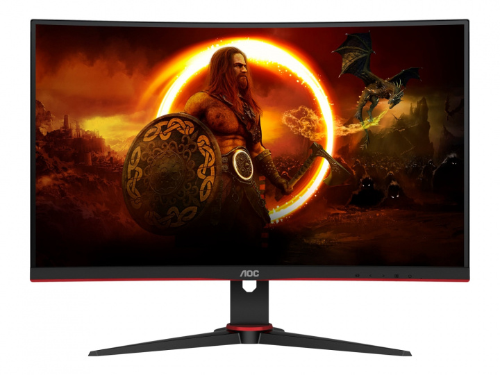 AOC Gaming C27G2E/BK 27 1920 x 1080 (Full HD) VGA (HD-15) HDMI DisplayPort 165Hz ryhmässä TIETOKOONET & TARVIKKEET / Näytöt / Tietokonenäytöt @ TP E-commerce Nordic AB (C60489)