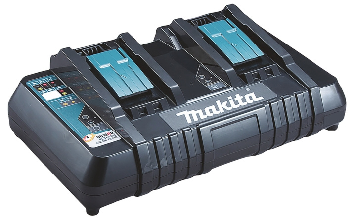 Makita DC18RD Battery charger 14,4V / 18V ryhmässä KOTI, TALOUS JA PUUTARHA / Työkalut & Tee itse / Paristot ja akut sähkötyökaluihin @ TP E-commerce Nordic AB (C60506)
