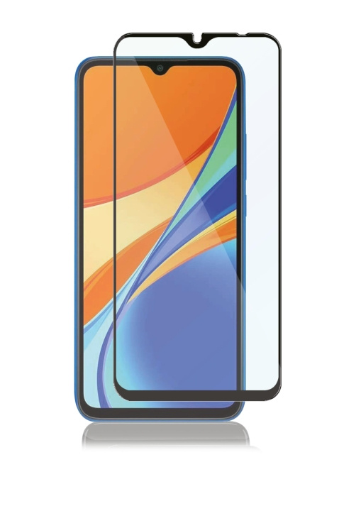 panzer Xiaomi Redmi 9A/9C Full Fit Glass Black ryhmässä ÄLYPUHELIMET JA TABLETIT / Puhelimen suojakotelo / Xiaomi @ TP E-commerce Nordic AB (C60655)