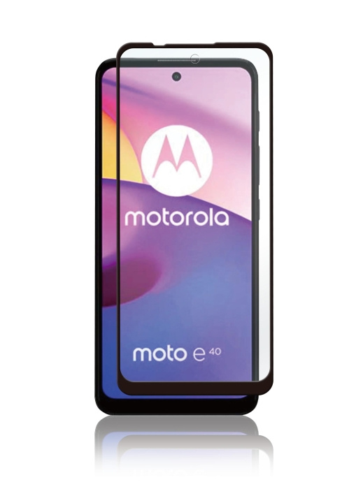 panzer Motorola Moto E40/E30 Full Fit Glass Black ryhmässä ÄLYPUHELIMET JA TABLETIT / Puhelimen suojakotelo / Motorola @ TP E-commerce Nordic AB (C60662)