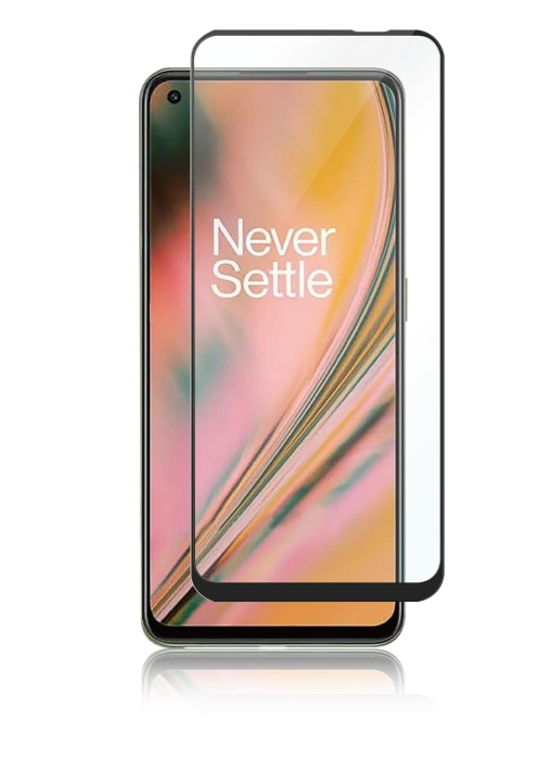 panzer OnePlus Nord CE 2 Full-fit Glass Black ryhmässä ÄLYPUHELIMET JA TABLETIT / Puhelimen suojakotelo / OnePlus @ TP E-commerce Nordic AB (C60669)