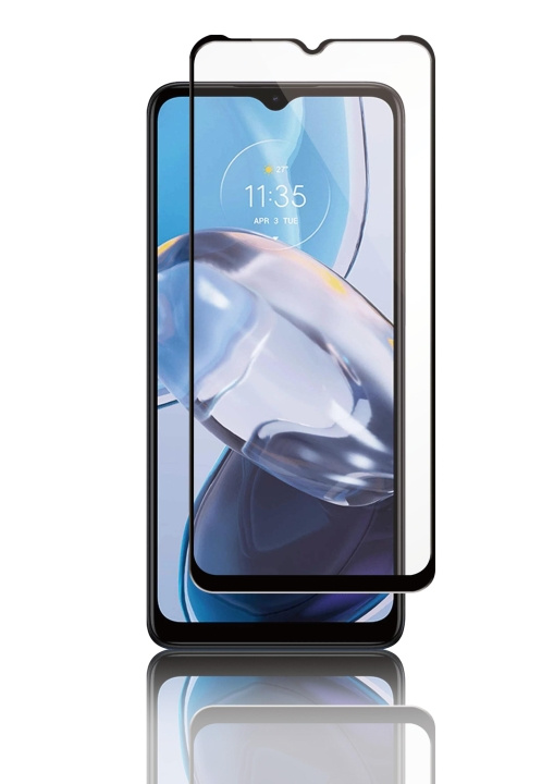 panzer Motorola Moto E22i Full Fit Glass, Black ryhmässä ÄLYPUHELIMET JA TABLETIT / Puhelimen suojakotelo / Motorola @ TP E-commerce Nordic AB (C60695)