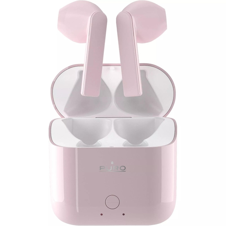 Puro ICON POD, Bluetooth Earphones w/charging case, Rose ryhmässä KODINELEKTRONIIKKA / Ääni & Kuva / Kuulokkeet & Tarvikkeet / Kuulokkeet @ TP E-commerce Nordic AB (C60699)