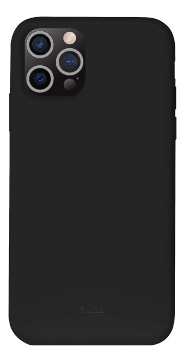 Puro iPhone 13 Pro Icon Cover, black ryhmässä ÄLYPUHELIMET JA TABLETIT / Puhelimen suojakotelo / Apple / iPhone 13 Pro / Kuoret @ TP E-commerce Nordic AB (C60723)