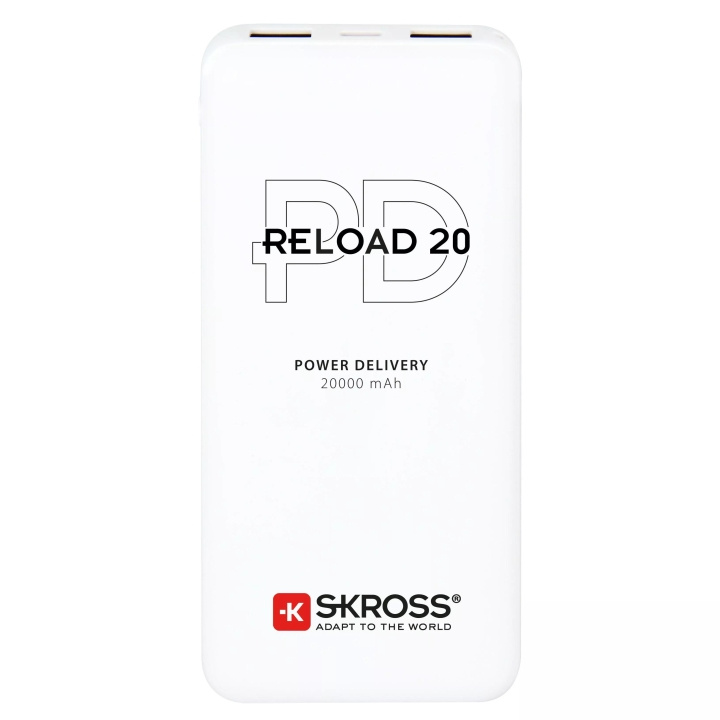 SKROSS Reload 20, Power Bank, PD ryhmässä ÄLYPUHELIMET JA TABLETIT / Laturit & Kaapelit / Powerbanks @ TP E-commerce Nordic AB (C60760)