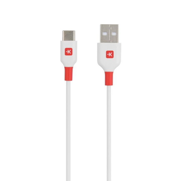 SKROSS USB-C Cable - 200 cm ryhmässä TIETOKOONET & TARVIKKEET / Kaapelit & Sovittimet / USB / USB-C @ TP E-commerce Nordic AB (C60763)