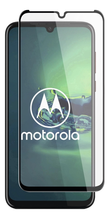 panzer Motorola Moto G8 Plus, Full-Fit Glass, black ryhmässä ÄLYPUHELIMET JA TABLETIT / Puhelimen suojakotelo / Motorola @ TP E-commerce Nordic AB (C60830)