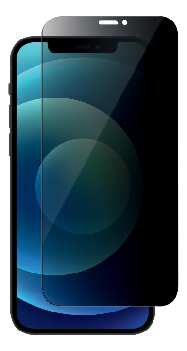 panzer iPhone 12 mini, Full-Fit Privacy Glass 2-way ryhmässä ÄLYPUHELIMET JA TABLETIT / Puhelimen suojakotelo / Apple / iPhone 12 Mini / Näytönsuoja @ TP E-commerce Nordic AB (C60838)