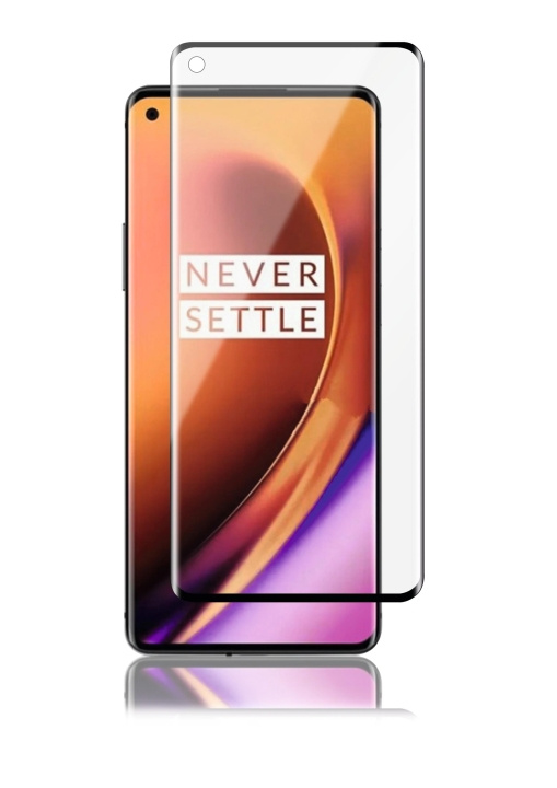 panzer OnePlus 8 Pro Curved glass AR, Black ryhmässä ÄLYPUHELIMET JA TABLETIT / Puhelimen suojakotelo / OnePlus @ TP E-commerce Nordic AB (C60842)