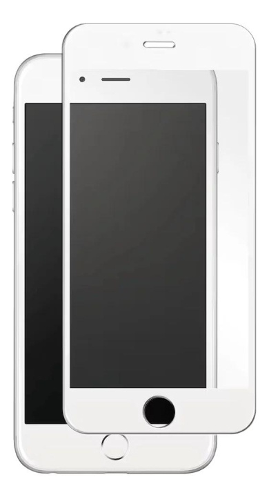 panzer iPhone 8/7/6S Full-Fit Silicate Glass white ryhmässä ÄLYPUHELIMET JA TABLETIT / Puhelimen suojakotelo / Apple / iPhone 8 @ TP E-commerce Nordic AB (C60845)