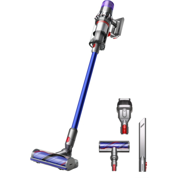 Dyson v11 Blue/Nickel (2023) Dammsugare/handhållen 185AW 0,77 liter ryhmässä KOTI, TALOUS JA PUUTARHA / Siivoustuotteet / Imurit & Tarvikkeet / Varsi-imurit @ TP E-commerce Nordic AB (C60903)