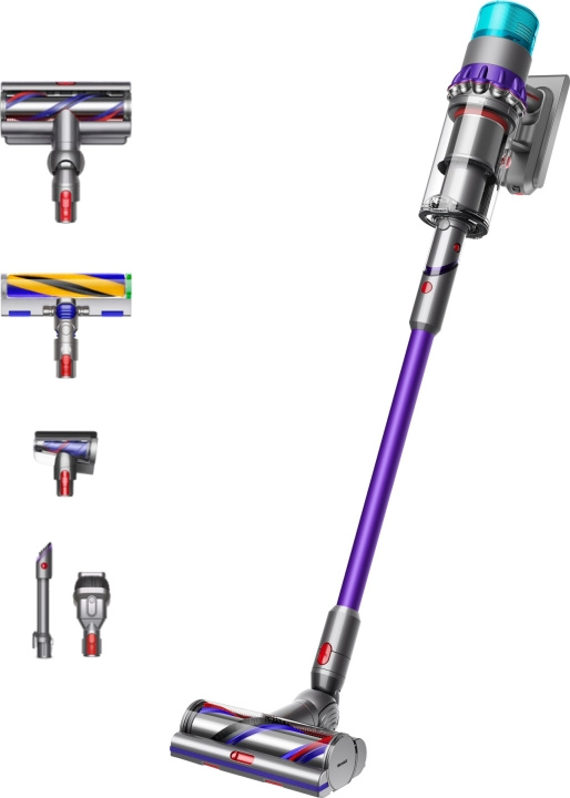 Dyson Gen5 Detect Absolute Iron/Lila HEPA Stick/Handhållen 280W 0,77liter ryhmässä KOTI, TALOUS JA PUUTARHA / Siivoustuotteet / Imurit & Tarvikkeet / Varsi-imurit @ TP E-commerce Nordic AB (C60905)