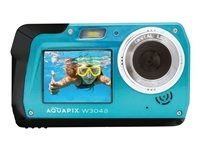 Easypix Aquapix W3048 Edge 13Megapixel Isblå Digitalkamera ryhmässä KODINELEKTRONIIKKA / Valokuvat & Videot / Kamerat @ TP E-commerce Nordic AB (C60929)