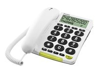 Doro PhoneEasy 312cs Telefon med kabel LCD-skärm ryhmässä ÄLYPUHELIMET JA TABLETIT / Kännykät & smartphones @ TP E-commerce Nordic AB (C60940)