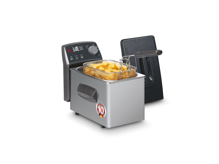 FRITEL TURBO SF Deep fryer 2 liters Anthracite metallic/silver ryhmässä KOTI, TALOUS JA PUUTARHA / Kodinkoneet / Airfryers ja rasvakeittimet @ TP E-commerce Nordic AB (C61032)