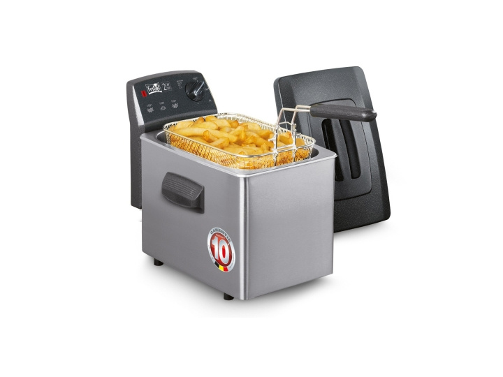 FRITEL TURBO SF Deep Fat Fryer 4 liters Anthracite metallic/silver ryhmässä KOTI, TALOUS JA PUUTARHA / Kodinkoneet / Airfryers ja rasvakeittimet @ TP E-commerce Nordic AB (C61033)