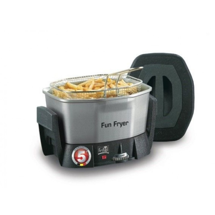 FRITEL Starter Deep Fryer 1.5 liters Black/gray/silver ryhmässä KOTI, TALOUS JA PUUTARHA / Kodinkoneet / Airfryers ja rasvakeittimet @ TP E-commerce Nordic AB (C61068)