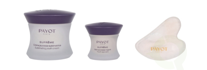 Payot Supreme Jeunesse Set 65 ml Supreme Youth Cream 50ml/Supreme Youth Eye Cream + Accessoire Van Kwarts 15ml ryhmässä KAUNEUS JA TERVEYS / Lahjapakkaukset / Naisten lahjapakkaukset @ TP E-commerce Nordic AB (C61105)