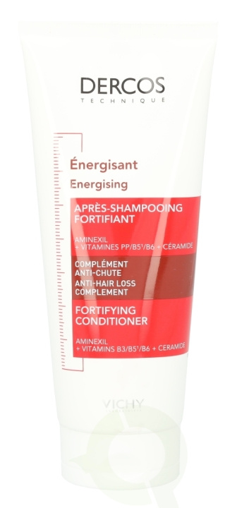 Vichy Dercos Energising Fortifying Conditioner 200 ml ryhmässä KAUNEUS JA TERVEYS / Hiukset &Stailaus / Hiustenhoito / Hoitoaine @ TP E-commerce Nordic AB (C61144)