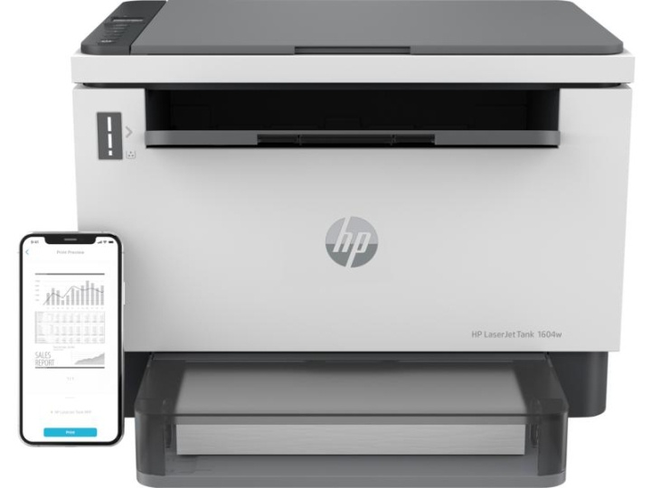 HP LaserJet Tank MFP 1604w-printer ryhmässä TIETOKOONET & TARVIKKEET / Tulostimet & Tarvikkeet / Tulostimet / 3D-tulostin & Tarvikkeet / Skrivare @ TP E-commerce Nordic AB (C61187)