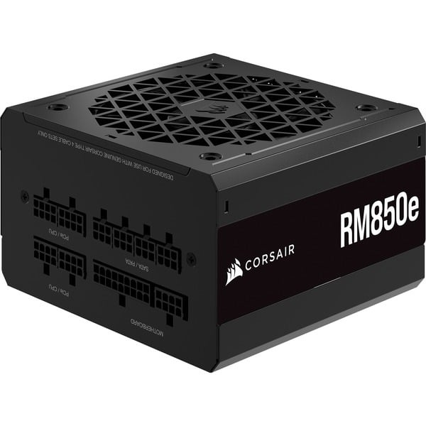 Corsair RM850e nätaggregat 850 W 24-pin ATX ATX Svart ryhmässä TIETOKOONET & TARVIKKEET / Tietokoneen komponentit / Virtalähde/PSU @ TP E-commerce Nordic AB (C61305)