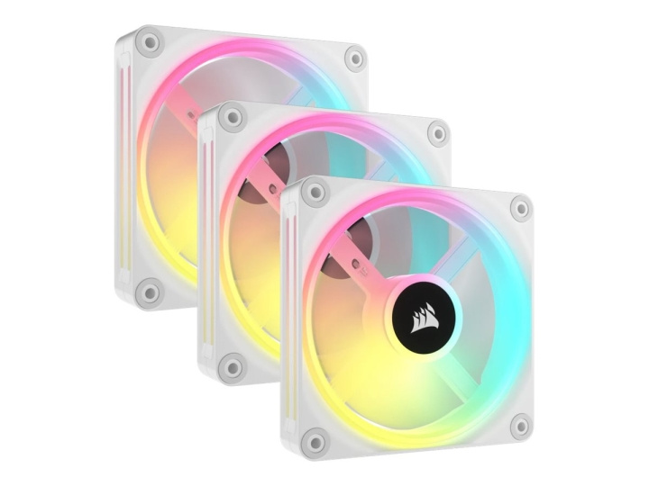 Corsair iCUE LINK QX120 RGB Fläkt 3-pack Vit 120 mm ryhmässä TIETOKOONET & TARVIKKEET / Tietokoneen komponentit / Jäähdytys / Alustan puhaltimet @ TP E-commerce Nordic AB (C61314)