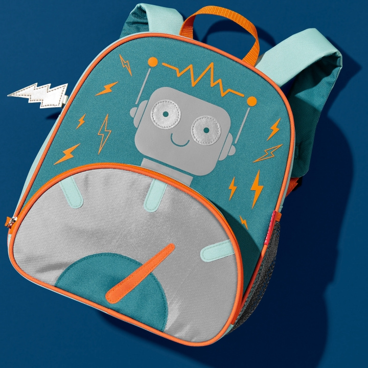 Skip Hop Spark Style Little Kid Backpack, Robot ryhmässä LELUT, TUOTTEET LAPSILLE JA VAUVOILLE / Matkustus / Laukut / Reput ja rinkat @ TP E-commerce Nordic AB (C61379)