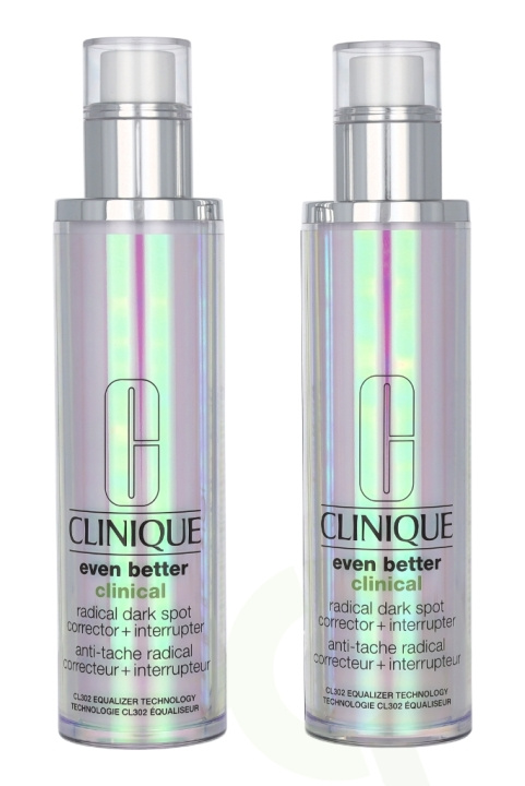 Clinique Even Better Clinical Radical Dark Spot 200 ml Corrector + Interrupter/2x100ml ryhmässä KAUNEUS JA TERVEYS / Ihonhoito / Kasvot / Päivävoide @ TP E-commerce Nordic AB (C61462)