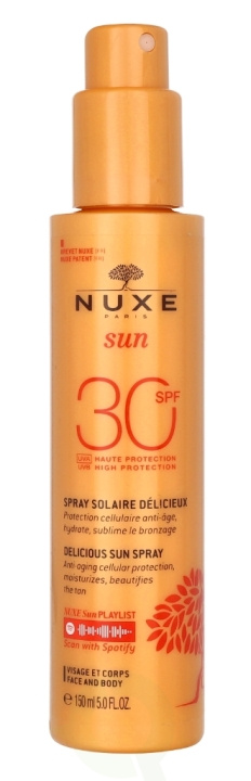 Nuxe Sun Spray SPF30 150 ml ryhmässä KAUNEUS JA TERVEYS / Ihonhoito / Rusketus / Aurinkosuoja @ TP E-commerce Nordic AB (C61488)