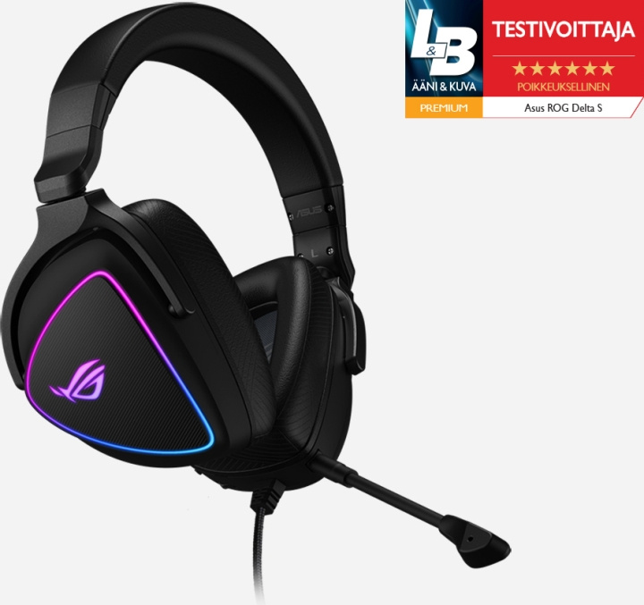 ASUS ROG Delta S -kuulokemikrofoni ryhmässä TIETOKOONET & TARVIKKEET / GAMING / Kuulokkeet @ TP E-commerce Nordic AB (C61607)