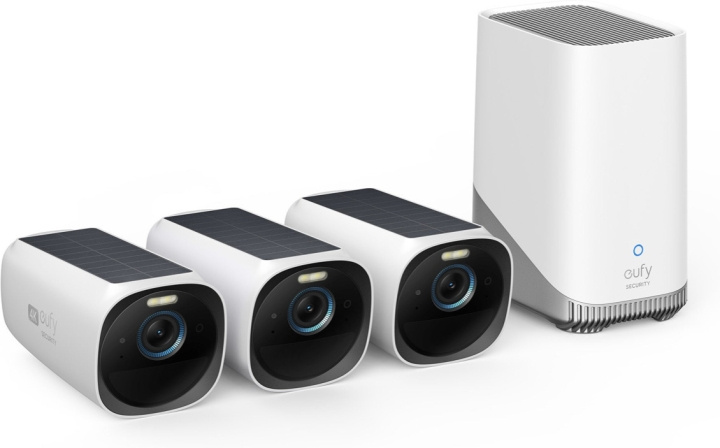 Anker eufyCam 3 -valvontajärjestelmä kolmella kameralla, 4K-tarkkuus ryhmässä KOTI, TALOUS JA PUUTARHA / Hälytys ja turvallisuus / Valvontakamerat / Digitaalinen (verkko) / Ulkokamerat @ TP E-commerce Nordic AB (C61620)