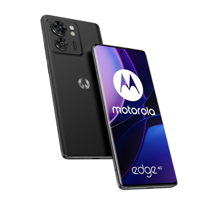 Motorola Edge 40 6.55 8/256GB - Svart ryhmässä ÄLYPUHELIMET JA TABLETIT / Kännykät & smartphones @ TP E-commerce Nordic AB (C61678)