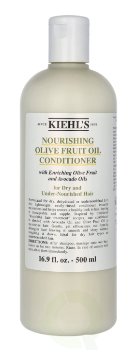Kiehls Kiehl\'s Olive Fruit Oil Nourishing Conditioner 500 ml ryhmässä KAUNEUS JA TERVEYS / Hiukset &Stailaus / Hiustenhoito / Hoitoaine @ TP E-commerce Nordic AB (C61806)