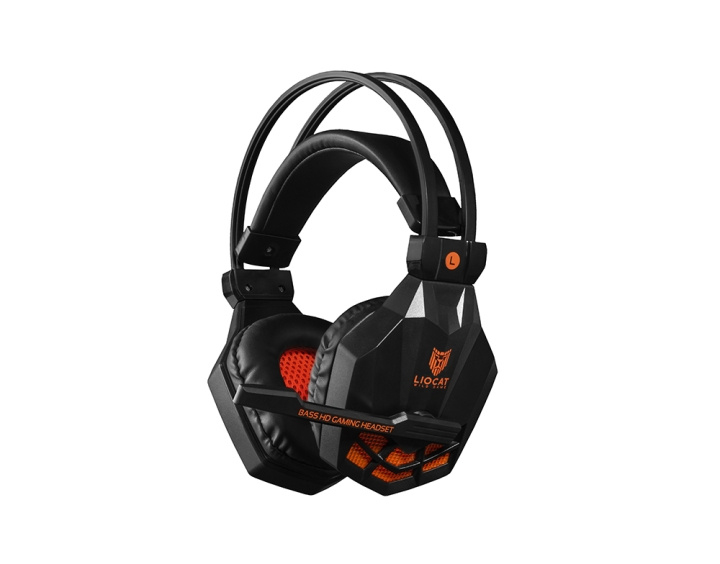 Liocat HP585C - pelikuulokkeet, musta ryhmässä TIETOKOONET & TARVIKKEET / GAMING / Kuulokkeet @ TP E-commerce Nordic AB (C61897)