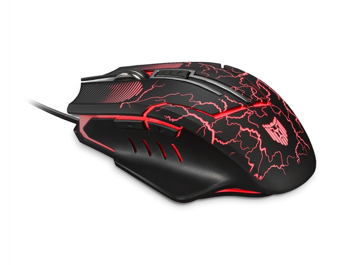 Liocat MX 557C - Pelihiiri LED-valaistuksella, musta ryhmässä TIETOKOONET & TARVIKKEET / GAMING / Hiiret @ TP E-commerce Nordic AB (C61899)