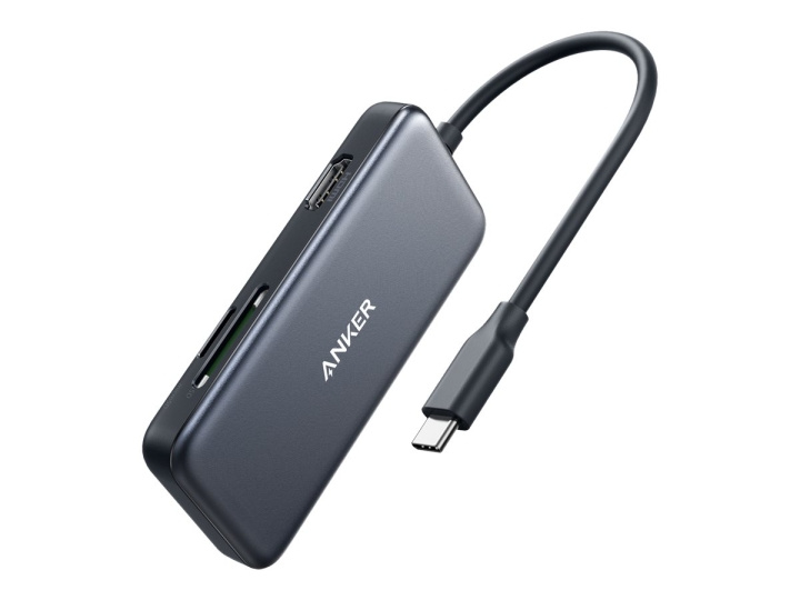 Anker USB C hub/adapter dockningsstation ryhmässä TIETOKOONET & TARVIKKEET / Kannettavat tietokoneet & tarvikkeet / Telakka @ TP E-commerce Nordic AB (C61917)