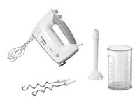 Bosch ErgoMixx MFQ36440 Handmixer Vit ryhmässä KOTI, TALOUS JA PUUTARHA / Kodinkoneet / Yleiskoneet ja monitoimikoneet / Tehosekoittimet @ TP E-commerce Nordic AB (C61988)