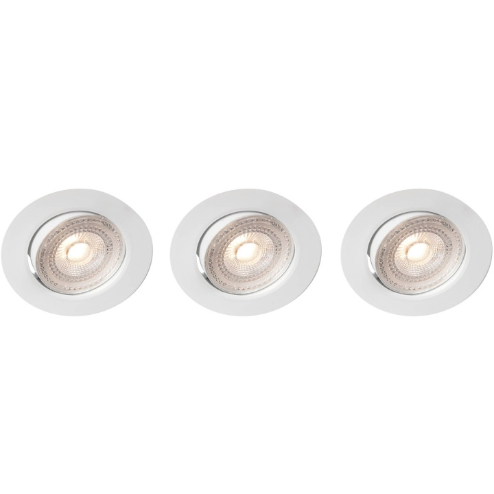 Llitt Sara 230V Dimbar downlight spotlight 3000K 400lm IP44 3-pack Vit ryhmässä KODINELEKTRONIIKKA / Valaistus / Kattolamput @ TP E-commerce Nordic AB (C62136)