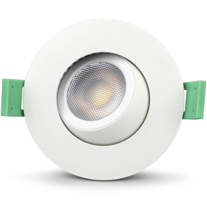 Llitt Sanna Dimbar Infälld downlight 3000K/4000K 520lm IP65 1-pack Vit ryhmässä KODINELEKTRONIIKKA / Valaistus / Kattolamput @ TP E-commerce Nordic AB (C62146)