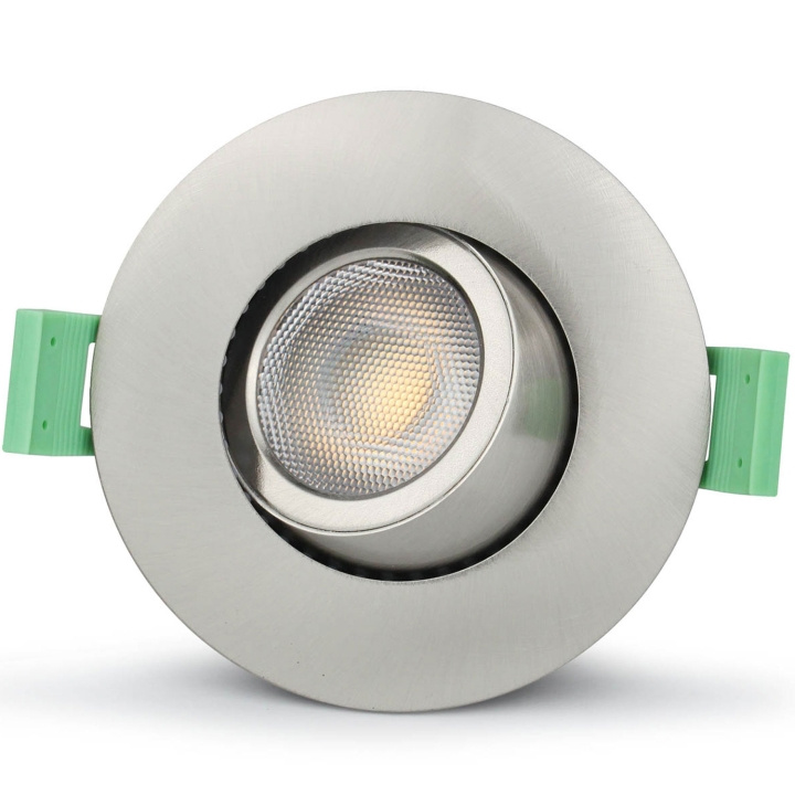 Llitt Sanna Dimbar Infälld downlight 3000K/4000K 520lm IP65 1-pack Borstad stål ryhmässä KODINELEKTRONIIKKA / Valaistus / Kattolamput @ TP E-commerce Nordic AB (C62148)