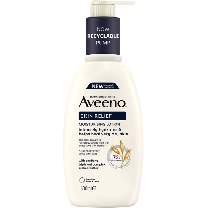 Aveeno Skin Relief Moisturising Lotion 300ml ryhmässä KAUNEUS JA TERVEYS / Ihonhoito / Kehon hoito / Vartalovoide @ TP E-commerce Nordic AB (C62269)