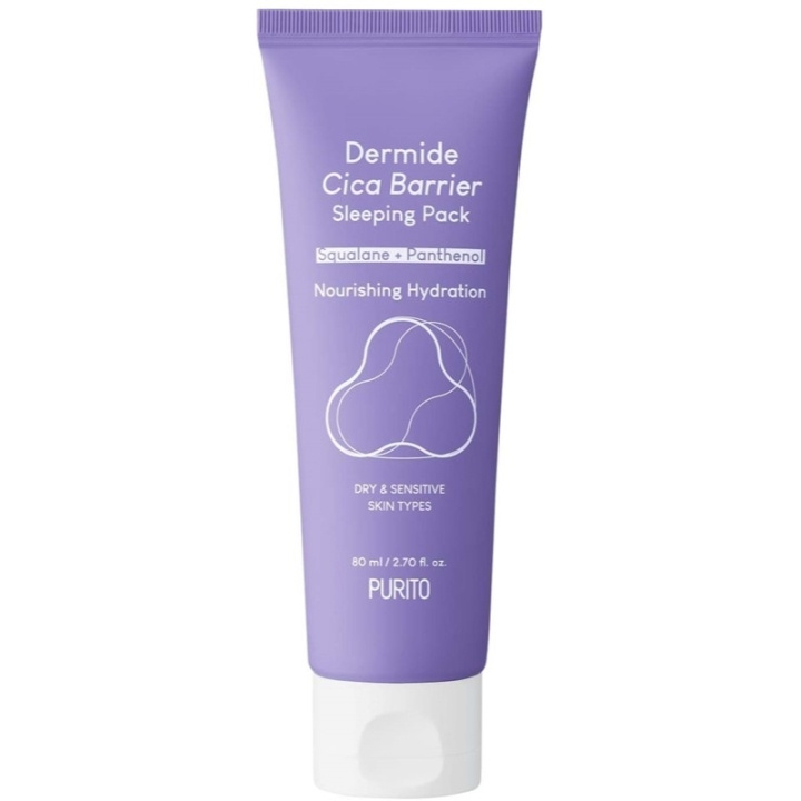 Purito Dermide Cica Barrier Sleeping Pack 80ml ryhmässä KAUNEUS JA TERVEYS / Ihonhoito / Kasvot / Naamiot @ TP E-commerce Nordic AB (C62276)