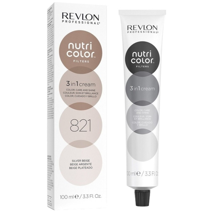 Revlon Nutri Color 821 Silver Beige 100ml ryhmässä KAUNEUS JA TERVEYS / Hiukset &Stailaus / Hiustenhoito / Hoitoaine @ TP E-commerce Nordic AB (C62299)