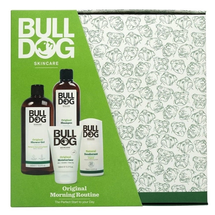 Bulldog Skincare Original Morning Routine Set ryhmässä KAUNEUS JA TERVEYS / Lahjapakkaukset / Miesten lahjapakkaukset @ TP E-commerce Nordic AB (C62375)
