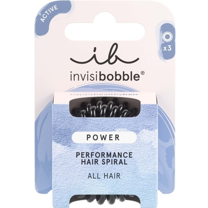 Invisibobble Power True Black 3pcs ryhmässä KAUNEUS JA TERVEYS / Hiukset &Stailaus / Hiustarvikkeet @ TP E-commerce Nordic AB (C62393)